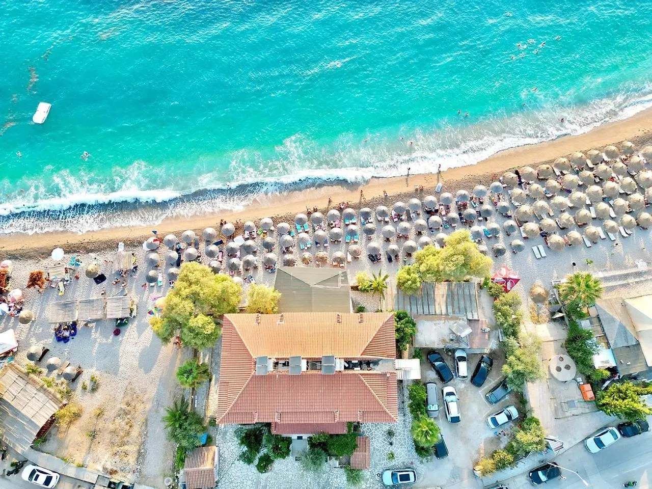 Lägenhet Potam'Sea Bliss 35- Beach Front, Sun Beds & Parking Himare